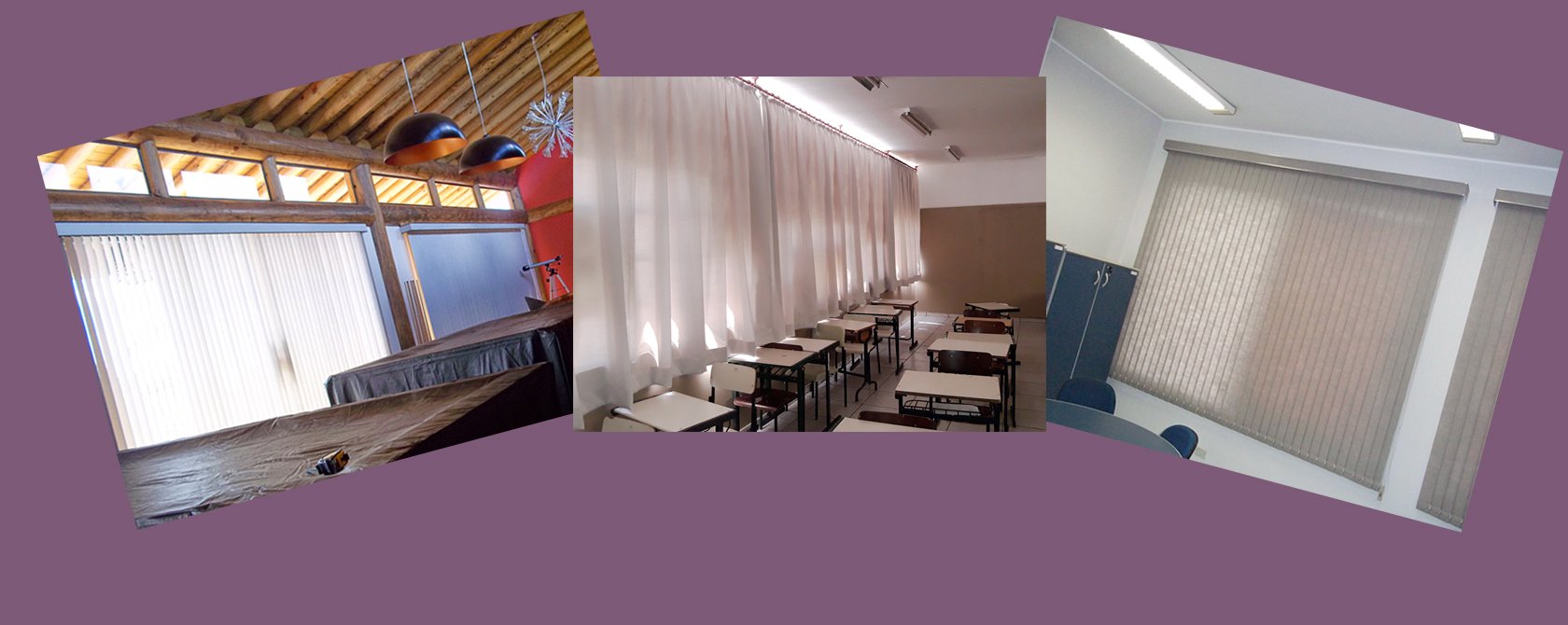 Design Moderno, cortinas e persianas sob medida.